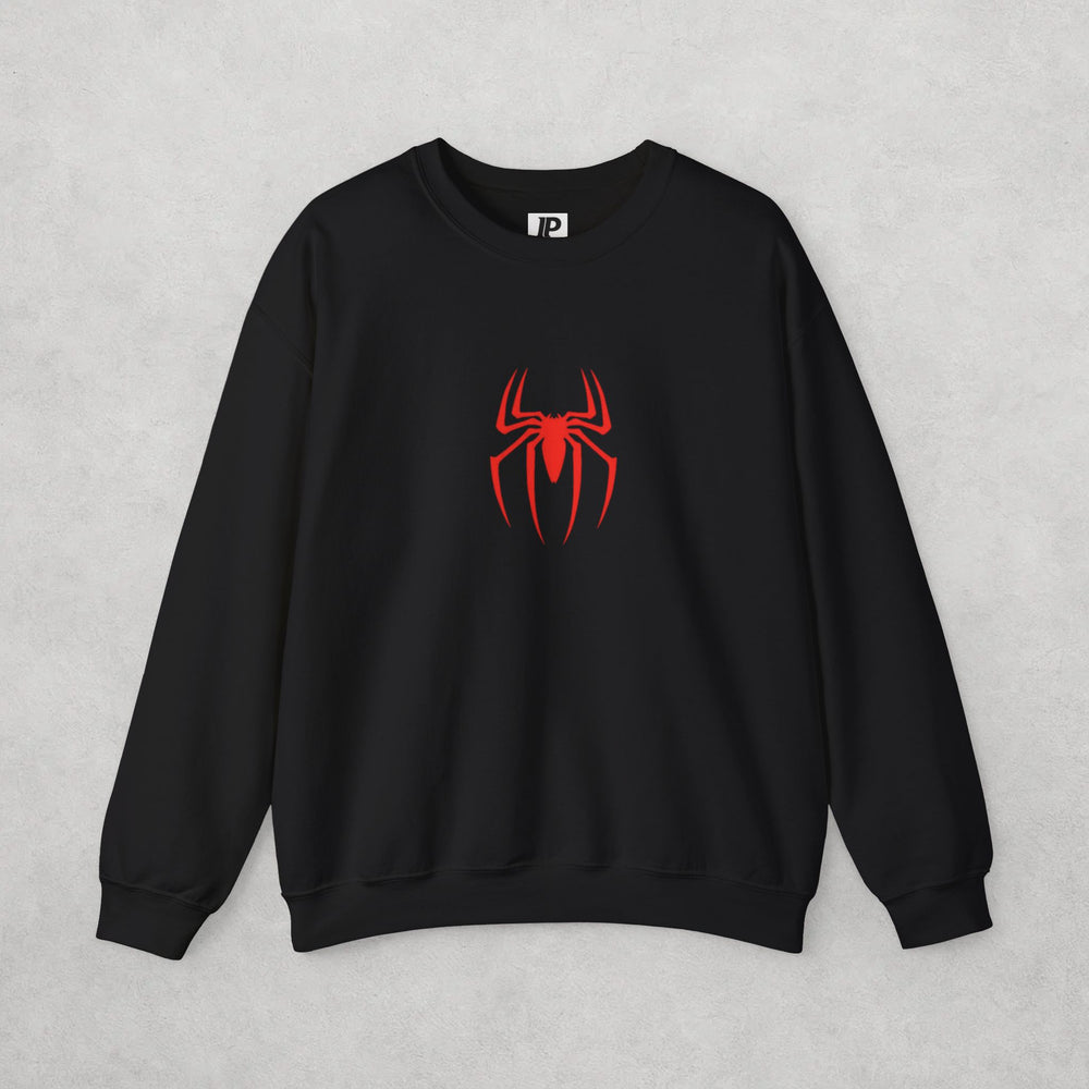 Spiderman Sweatshirt, Red Spider Logo Crewneck, Marvel Inspired Sweatshirt, Superhero Sweater