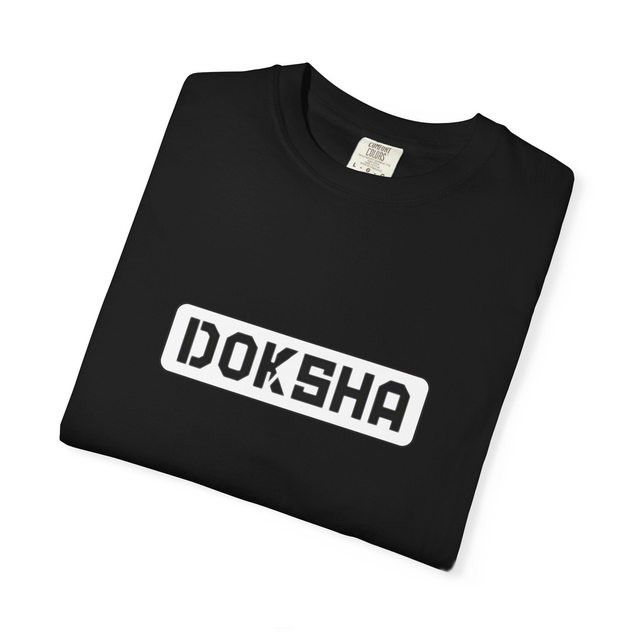 Doksha No. 001 Graphic Tee — Drop 001 collection, limited numbered release